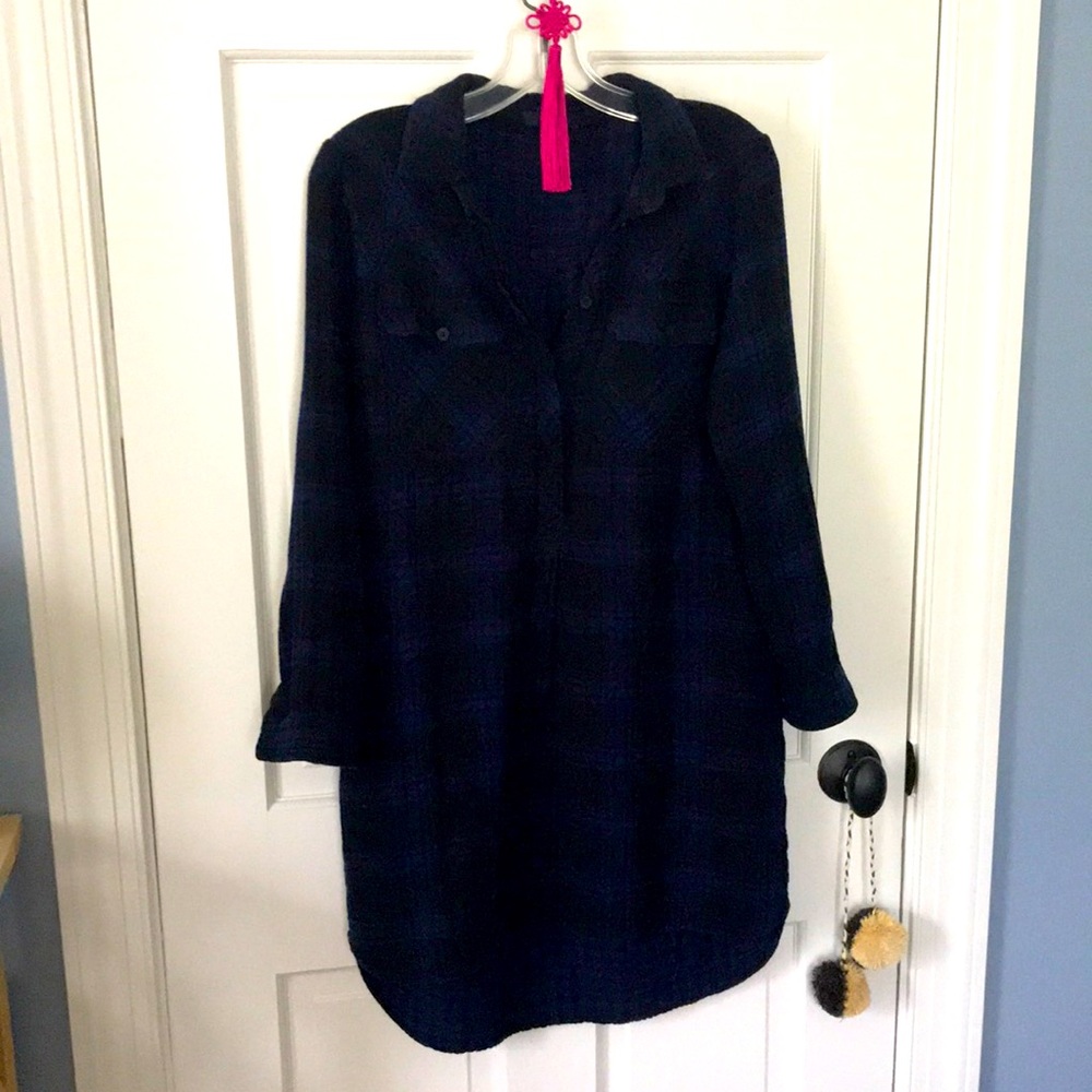 Amazing Madewell SUPER SOFT double cloth gauze shirt dress with pockets S 💕